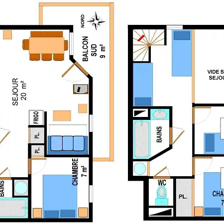 Apartment Duplex Pour 10 Pers, Au Pied Des Pistes, Proche Telecabine Et Commerces, Parking Inclus - Fr-1-508-16